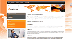 Desktop Screenshot of cepvi.com